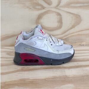 Nike -Air Max 90 -Sneakers - White/Gray - Kids Toddler Unisex - 11C - CD6867-116